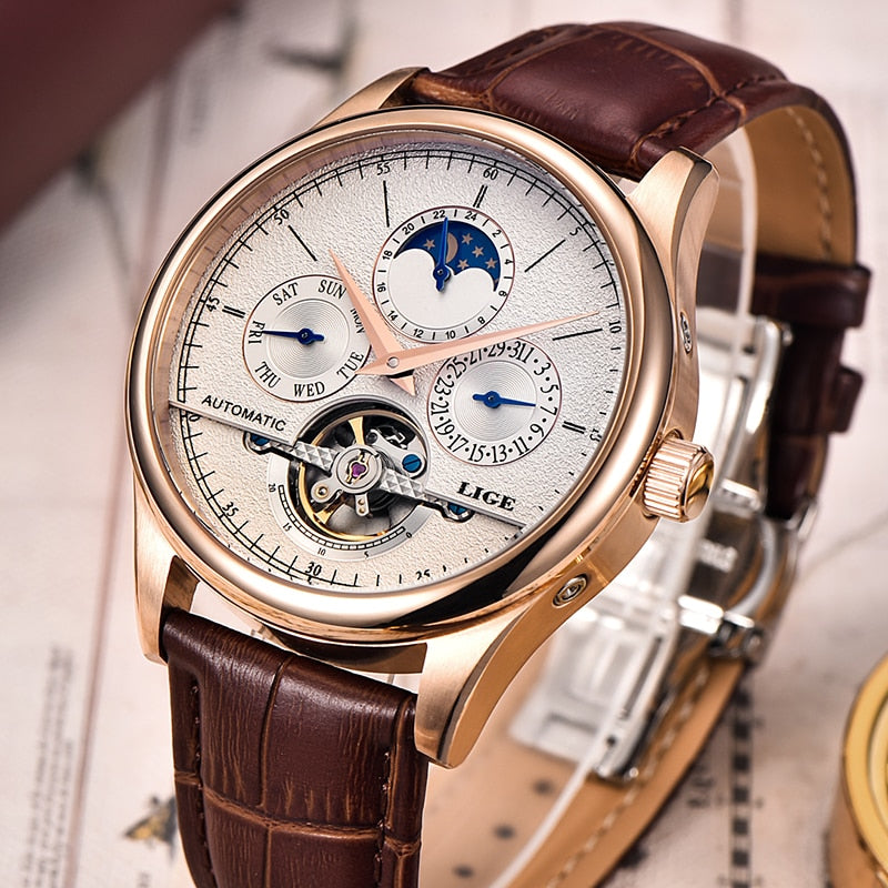 LIGE Brand Classic Watch