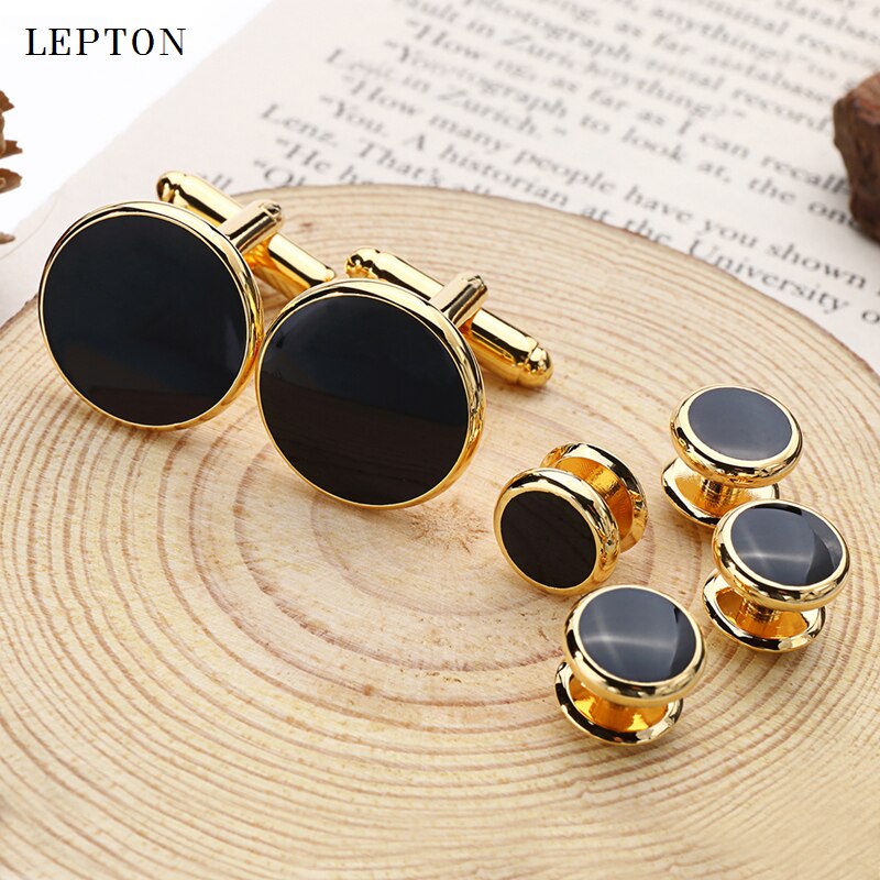 Black Enamel Cufflinks