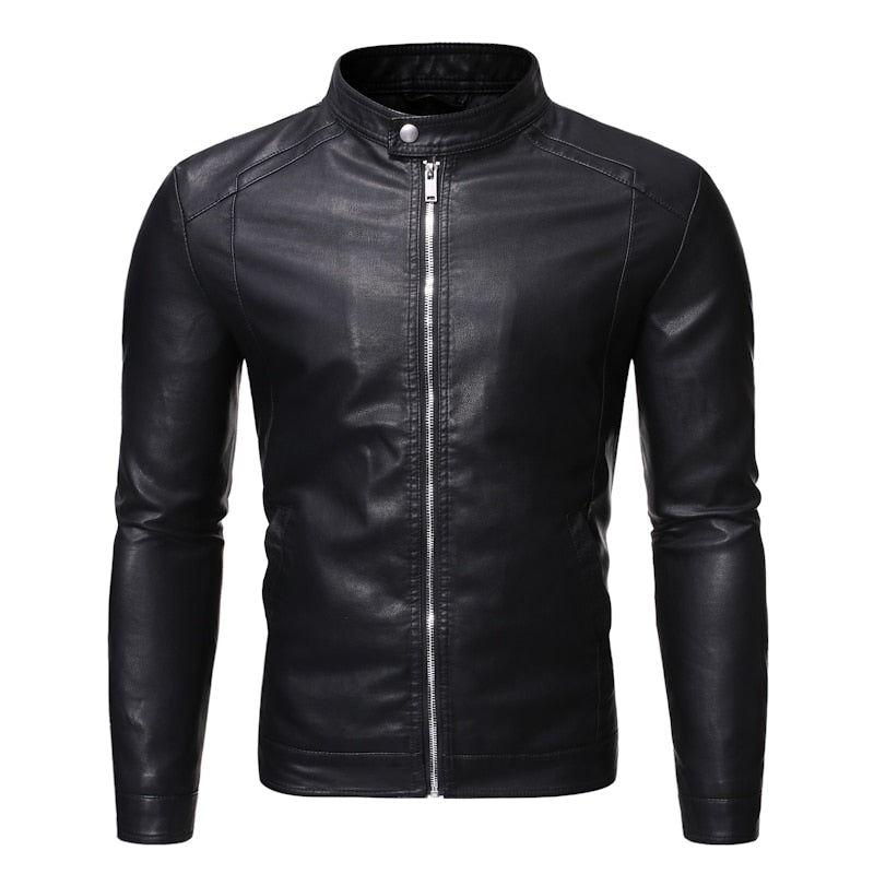 Autumn Faux Leather Jacket