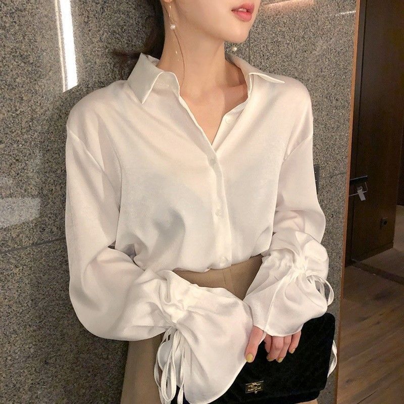 Flare Sleeve Lace Blouse