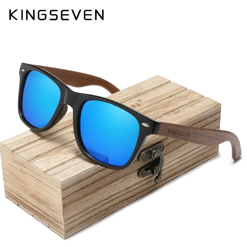 KINGSEVEN Wooden Sunglasses