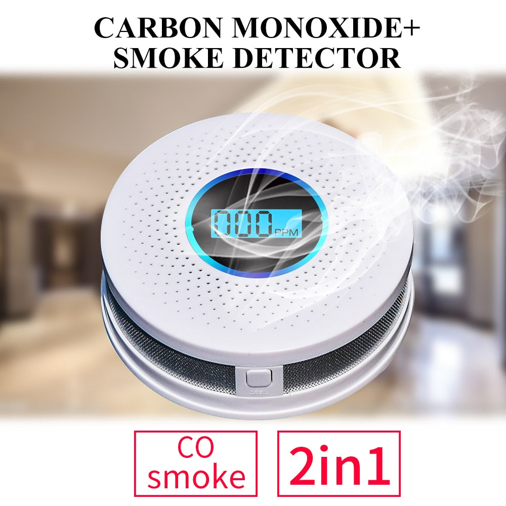 2 in 1 LED Gas & Smoke Alarm