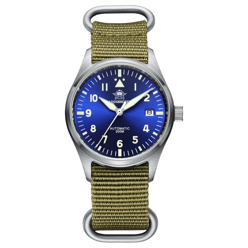 ADDIESDIVE Automatic NH35 Pilot Watch