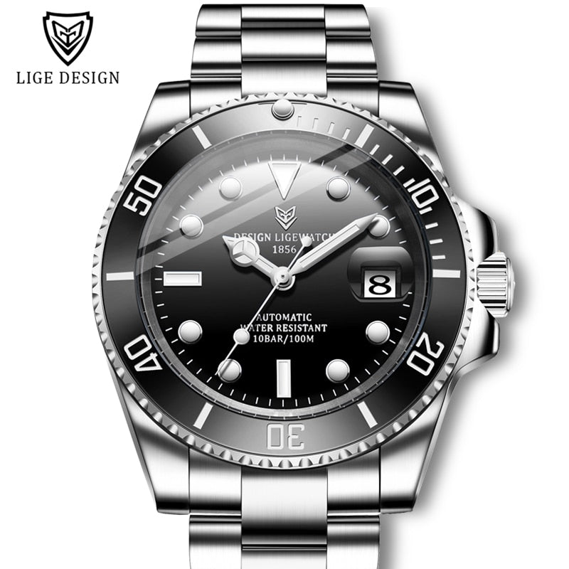 2023 LIGE Stainless Steel Watch