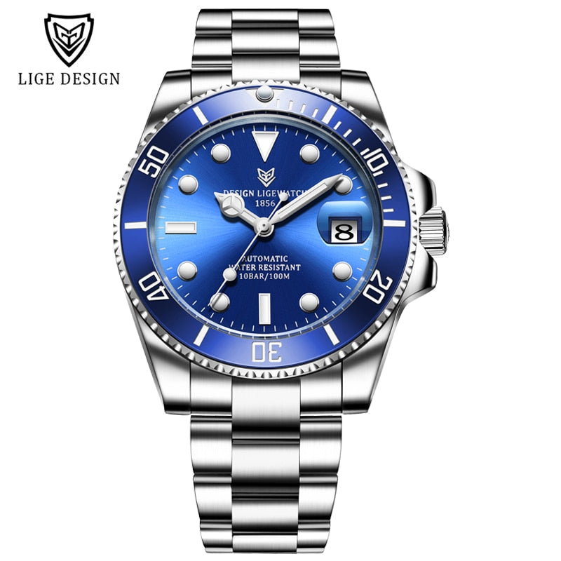 2023 LIGE Stainless Steel Watch