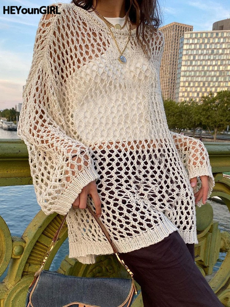 HEYounGIRL Vintage Knitted Sweater