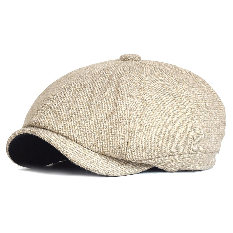 Thick Newsboy Flat Cap