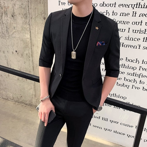 Half Sleeve Spring Suit