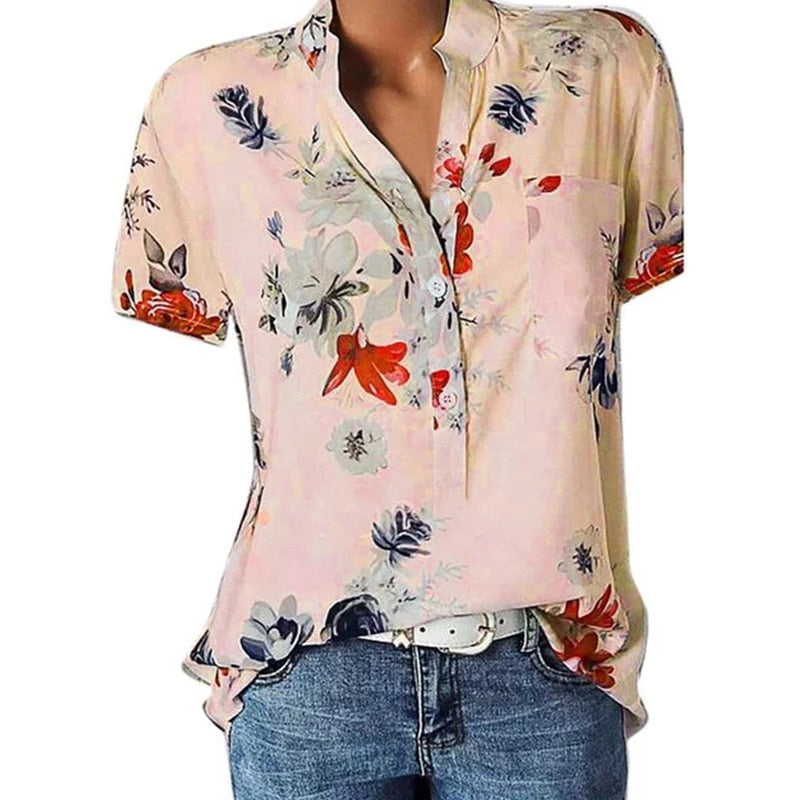 Floral Wrap Top