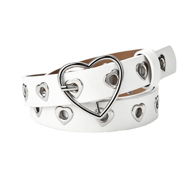 Leather Love Heart Belt