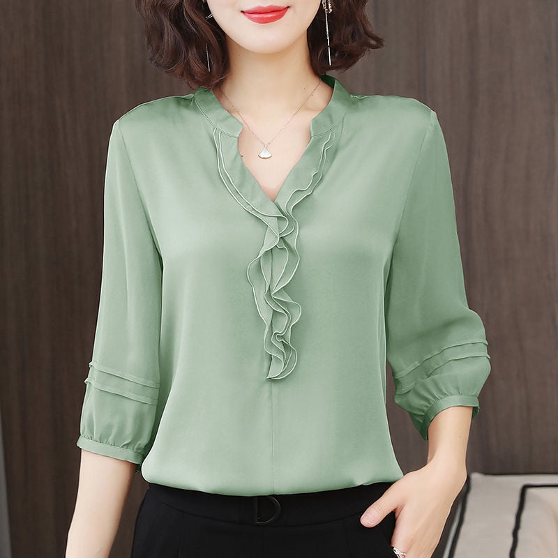 Half Lantern Sleeve Blouse