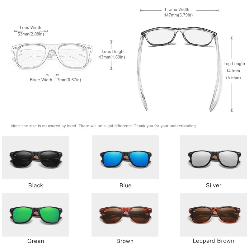 KINGSEVEN Wooden Sunglasses