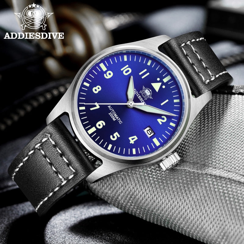 ADDIESDIVE Automatic NH35 Pilot Watch