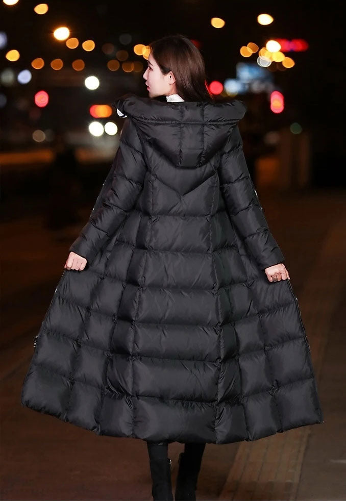Slim Over-Knee Parka