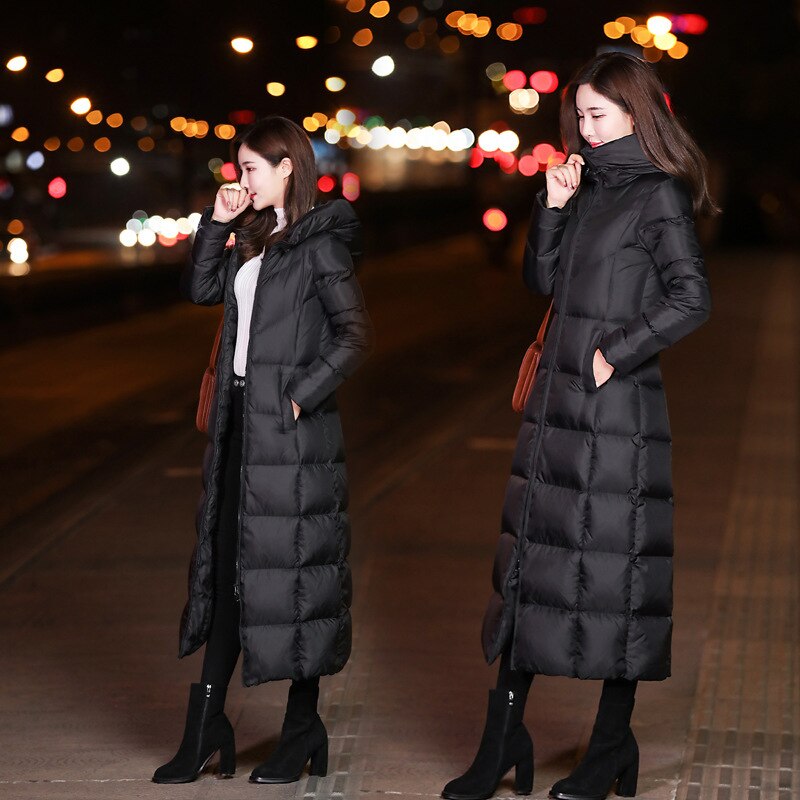 Slim Over-Knee Parka