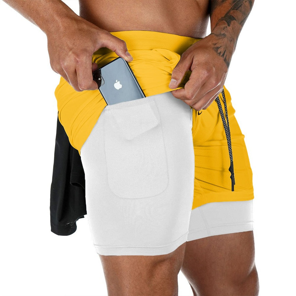 Double Deck Quick Dry Running Shorts