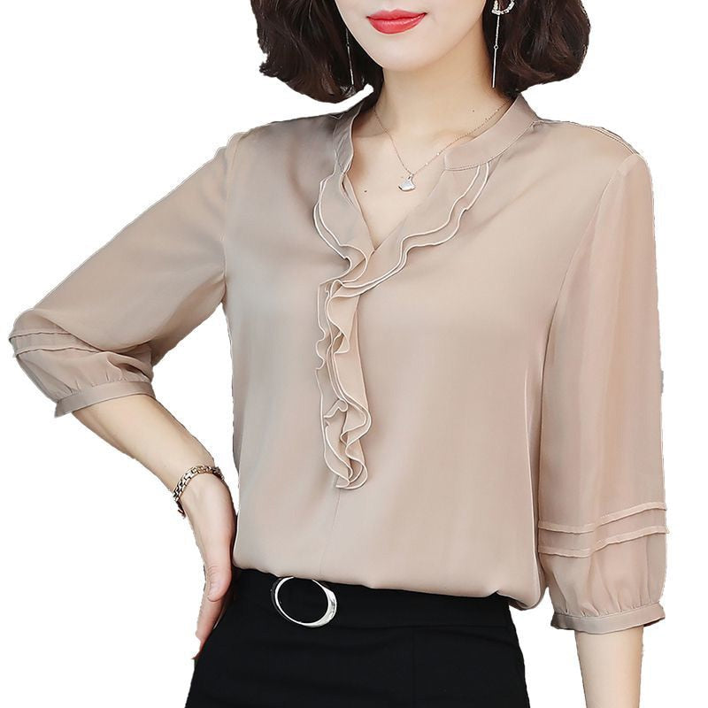 Half Lantern Sleeve Blouse