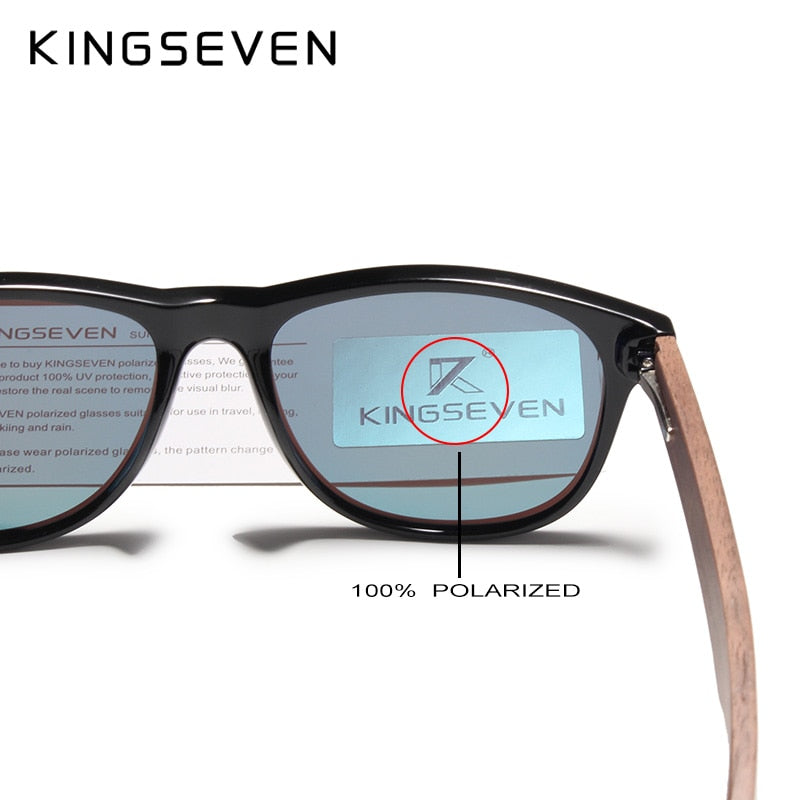 KINGSEVEN Wooden Sunglasses
