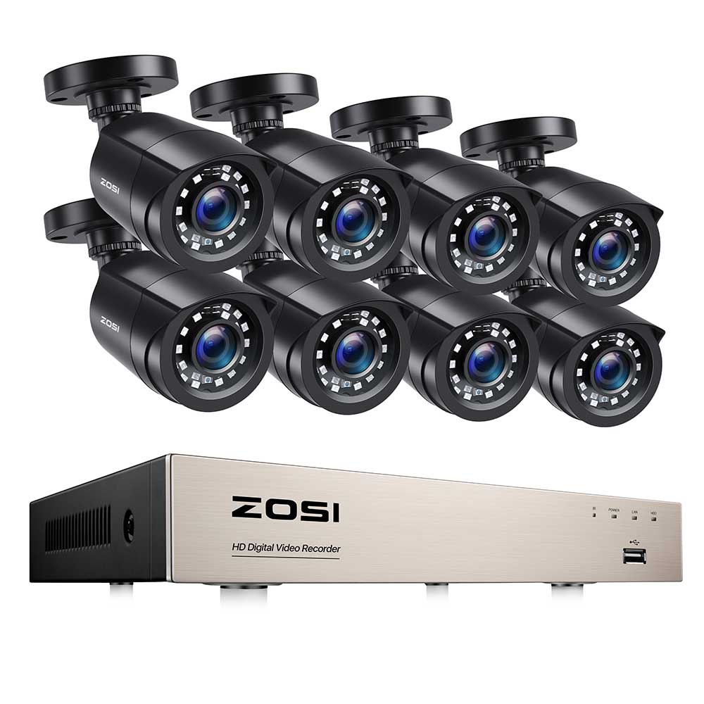 ZOSI 8CH 1080P CCTV Outdoor System
