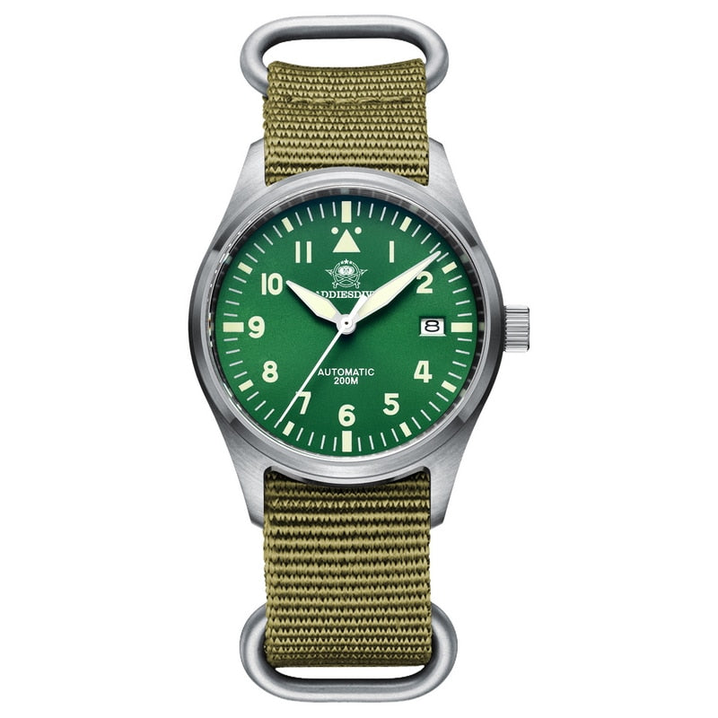 ADDIESDIVE Automatic NH35 Pilot Watch