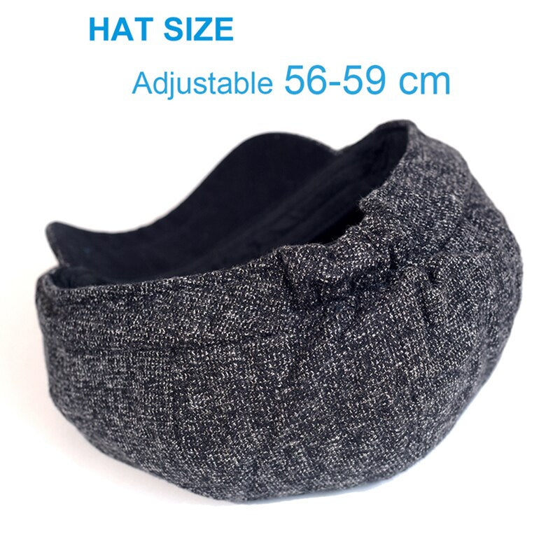 Thick Newsboy Flat Cap