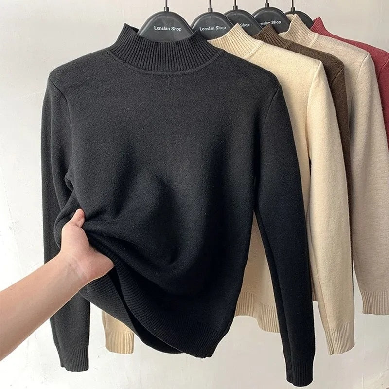 Cable Knit Turtleneck Sweater