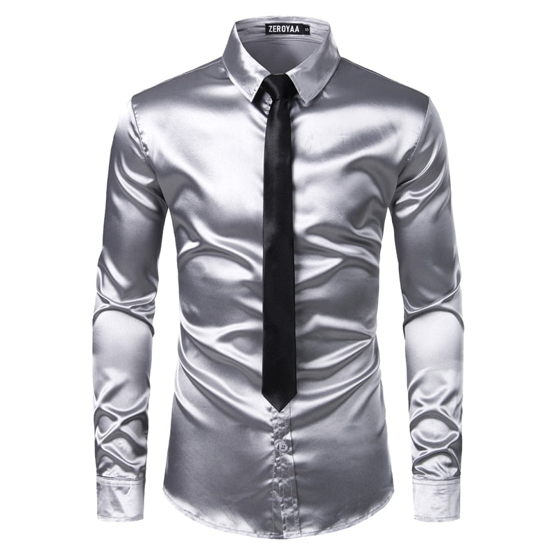 RS Silver Silk Shirt