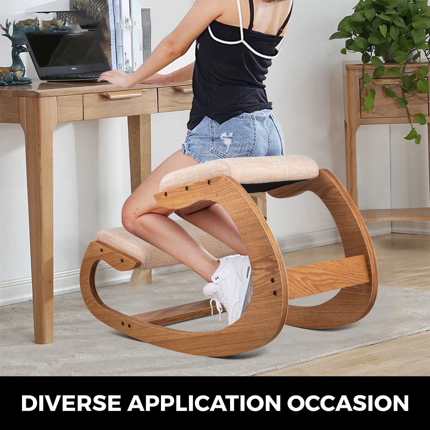 VEVOR Ergonomic Rocking Stool