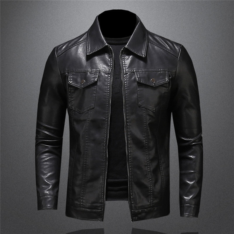 Fashion Faux Leather Jacket