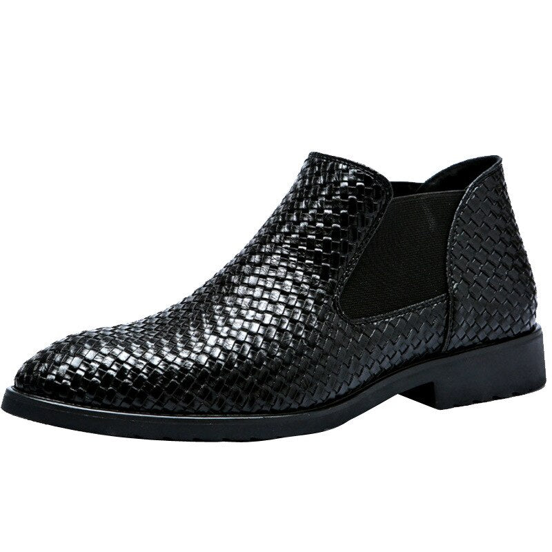 Snakeskin Chelsea Boots