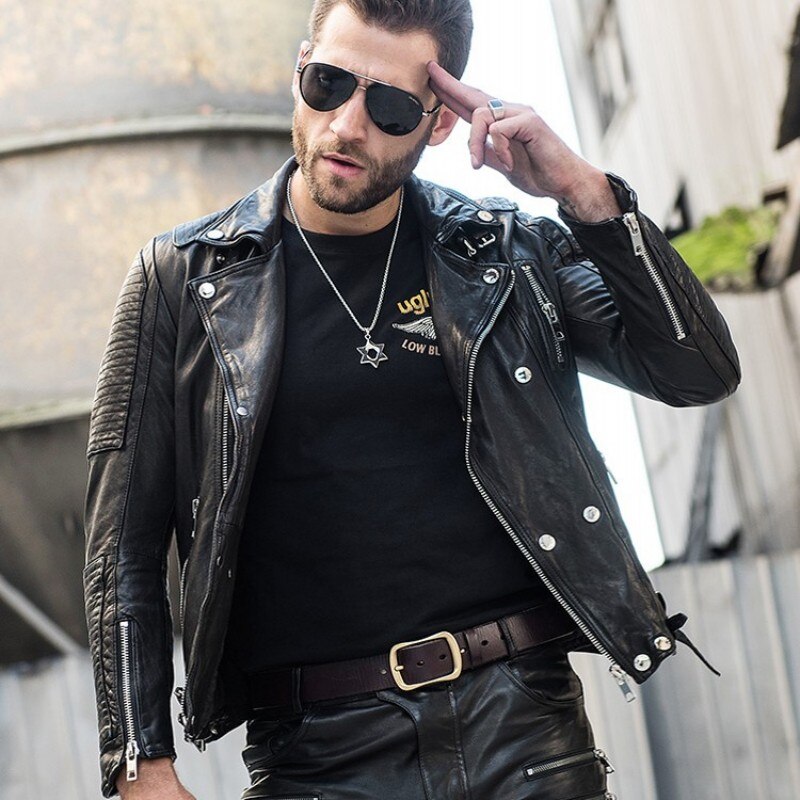 Luxury Slim Genuine Leather Jacket