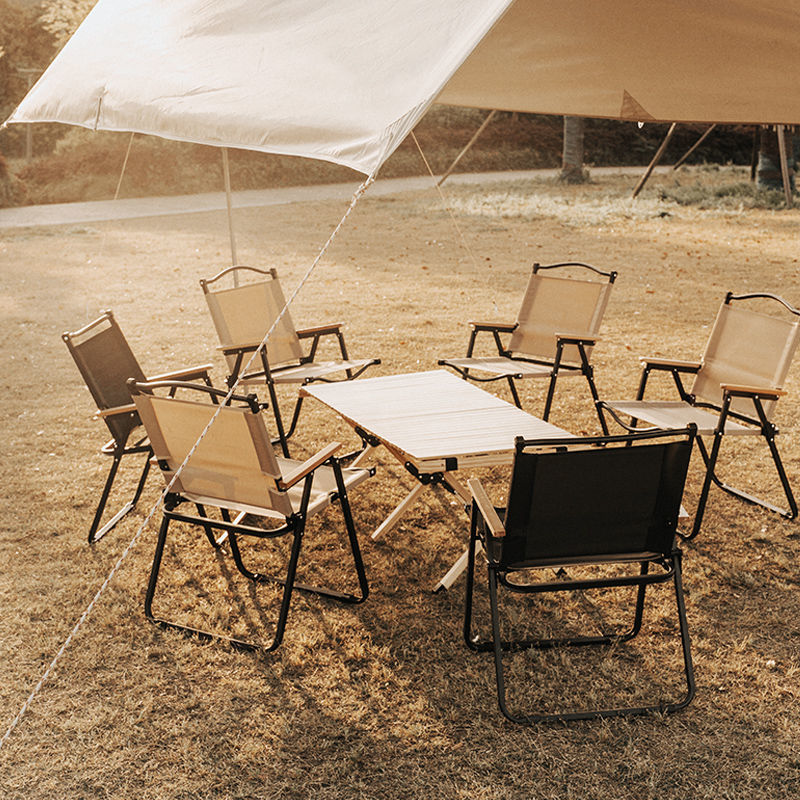 2 Piece Black Folding Chair Set
