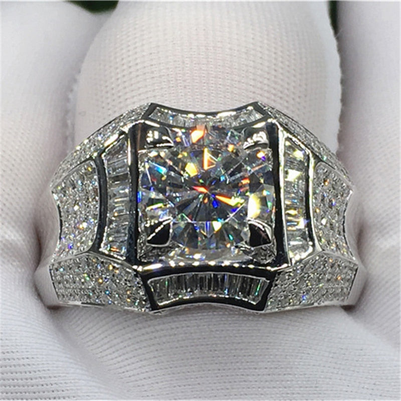 14K 3 Carat Gold Diamond Ring