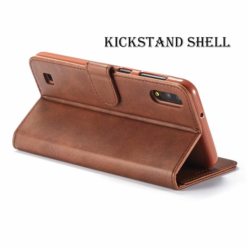 Leather Samsung Galaxy A40-90 Flip Case