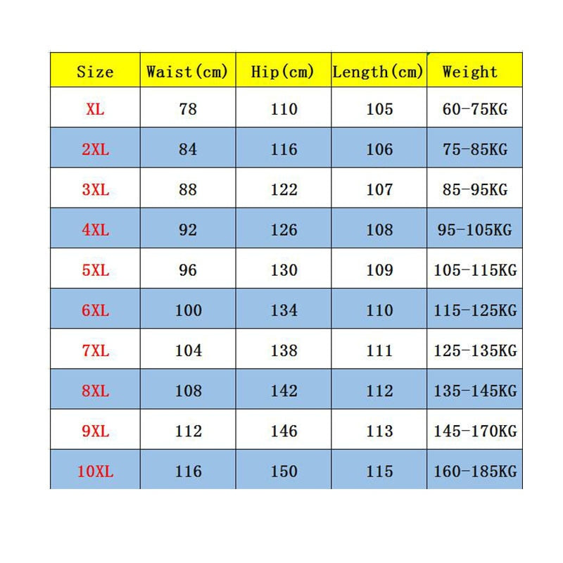XL-10XL Loose Trousers