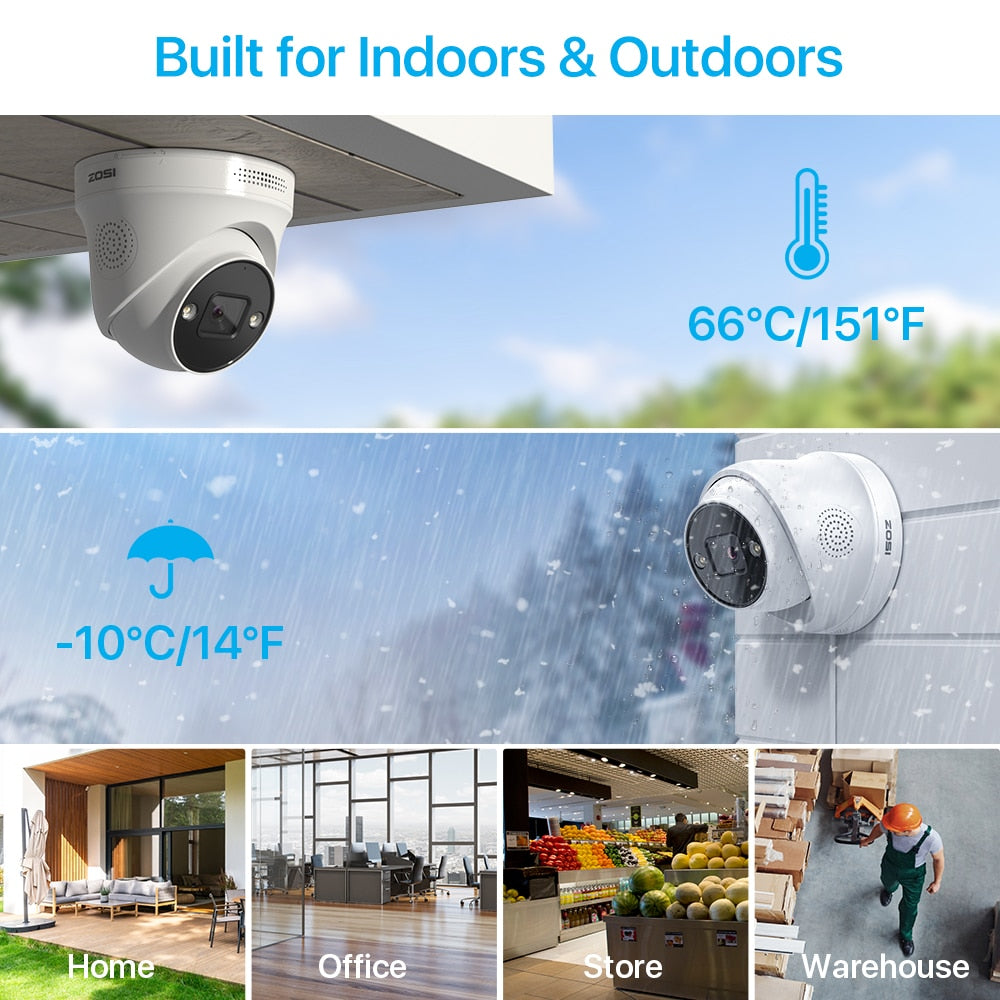 ZOSI 4K PoE Video Surveillance System