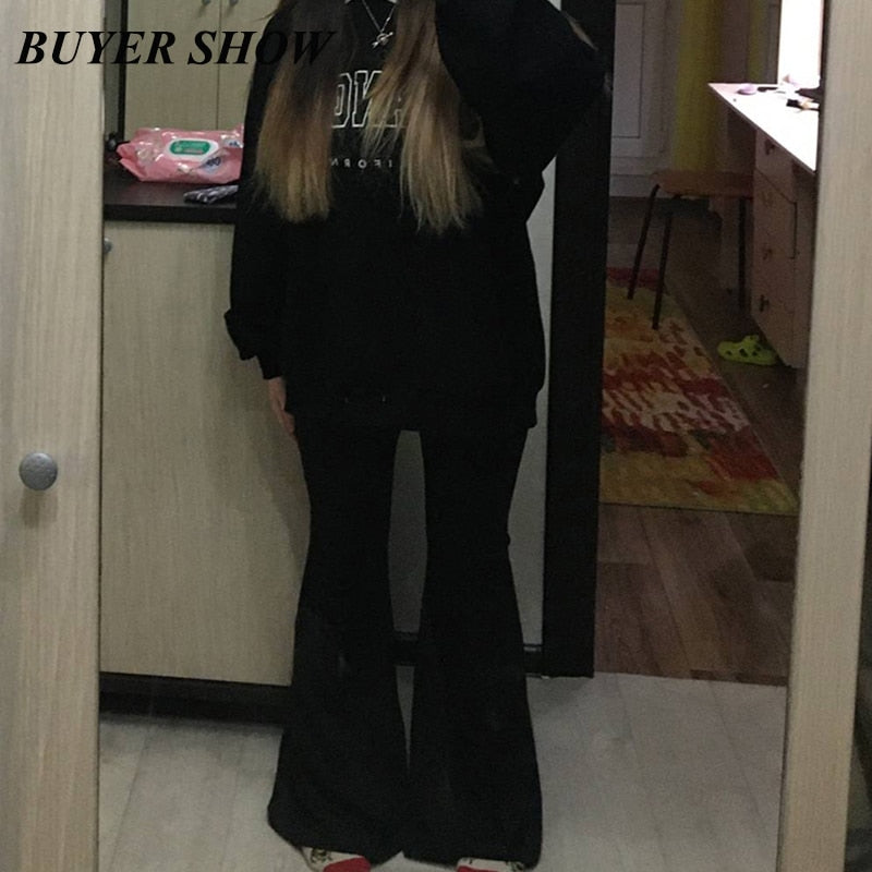 High-Waisted Wide-Leg Pants