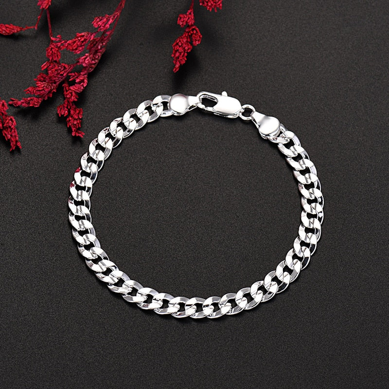 925 Sterling Silver 7MM Chain