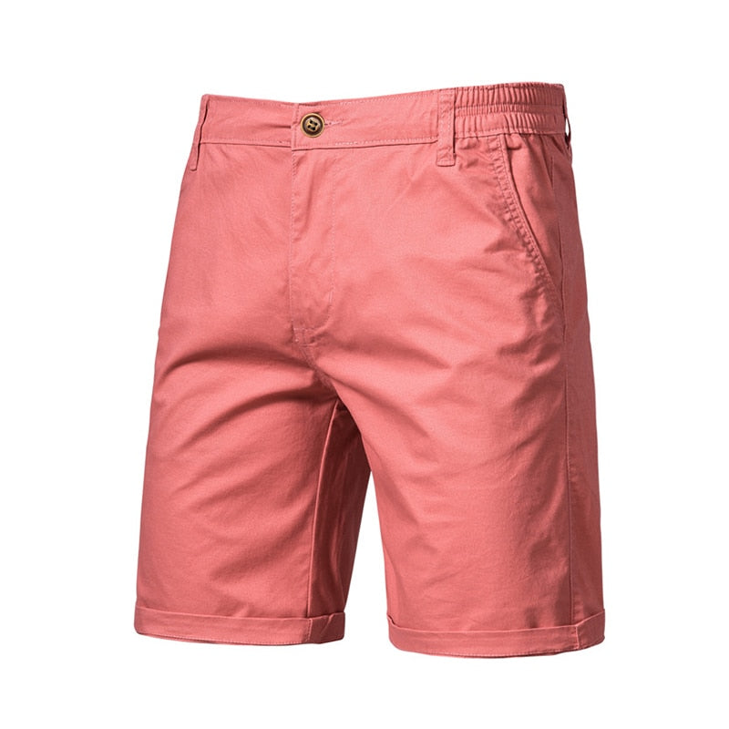 100% Cotton Solid Shorts