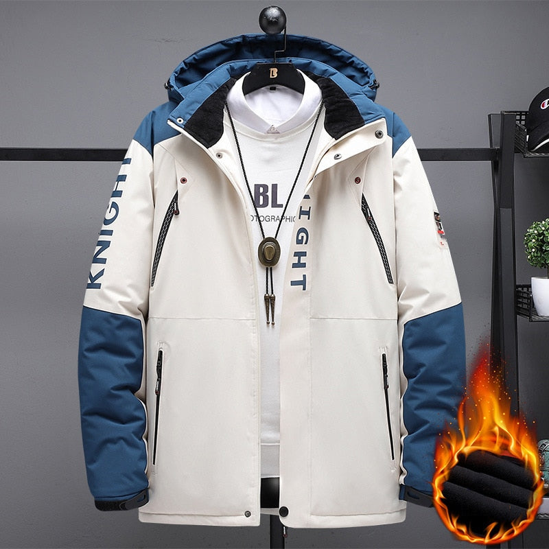Thick Velvet Oversize Parka