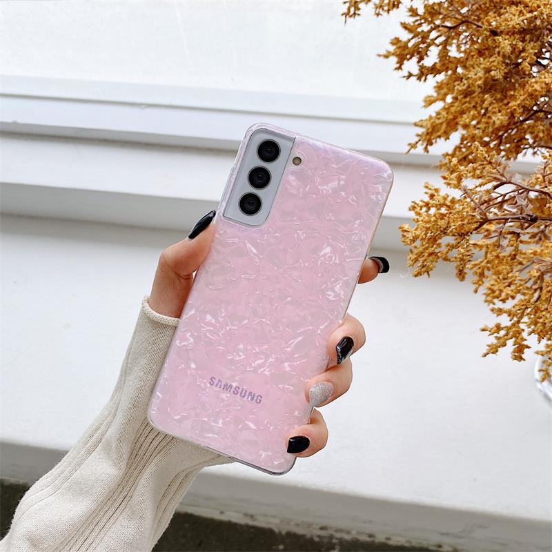 Glitter Shell Pattern Case For Samsung Galaxy