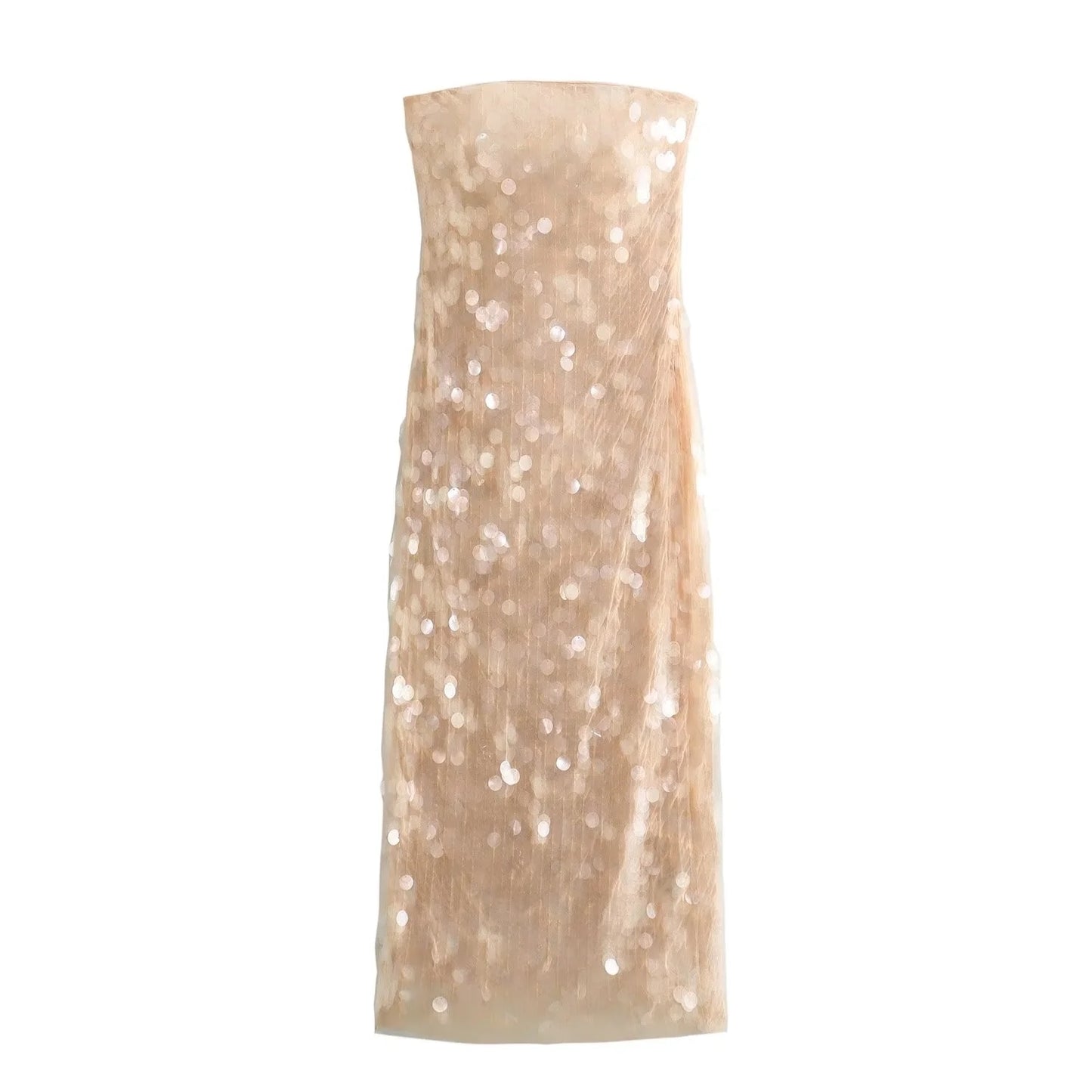 TRAFZA Elegant Halter Dress