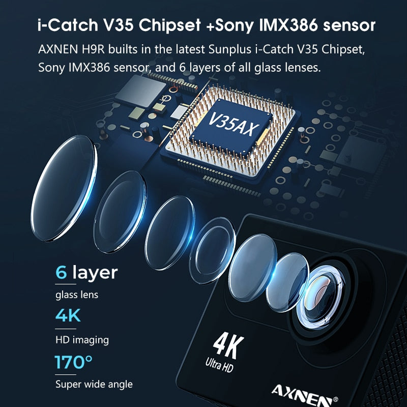 AXNEN H9R H9 Action Camera