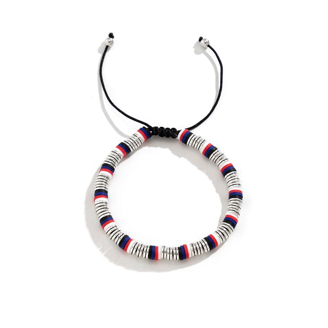 Black/White Soft Clay Bead Choker