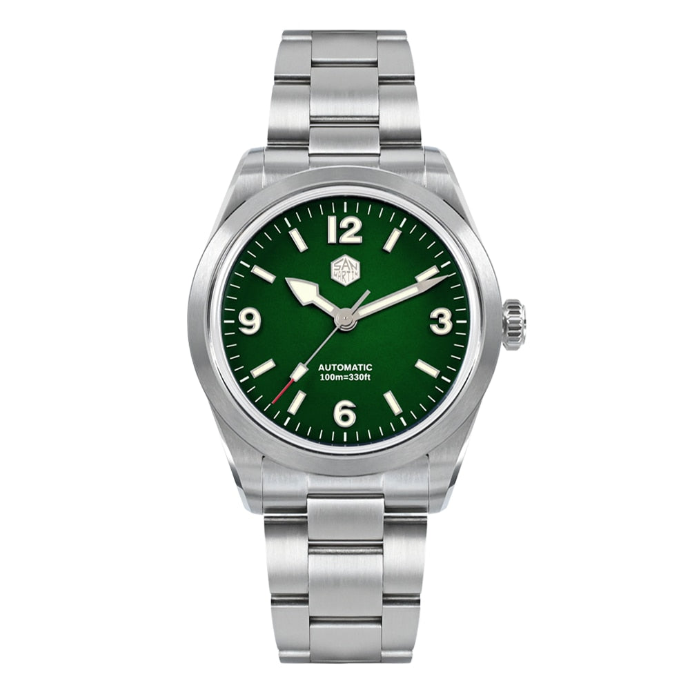 San Martin 38mm Vintage Dial Watch