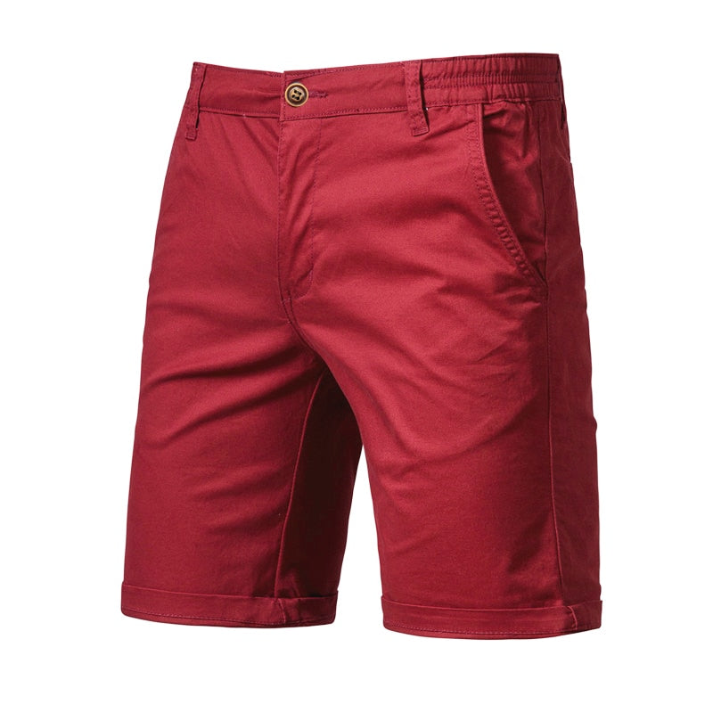 100% Cotton Solid Shorts