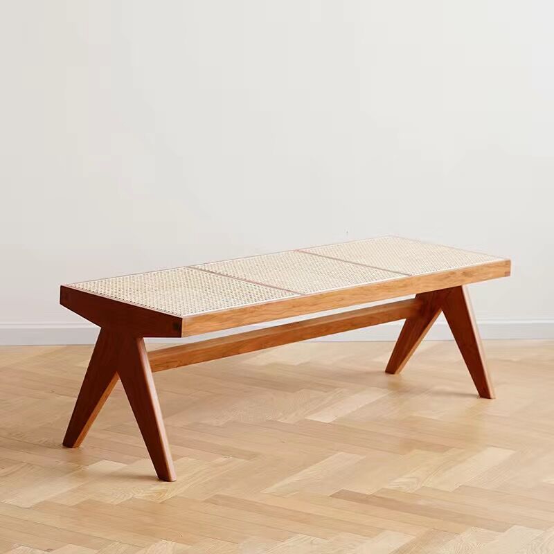 Rattan Solid Outdoor Bench
