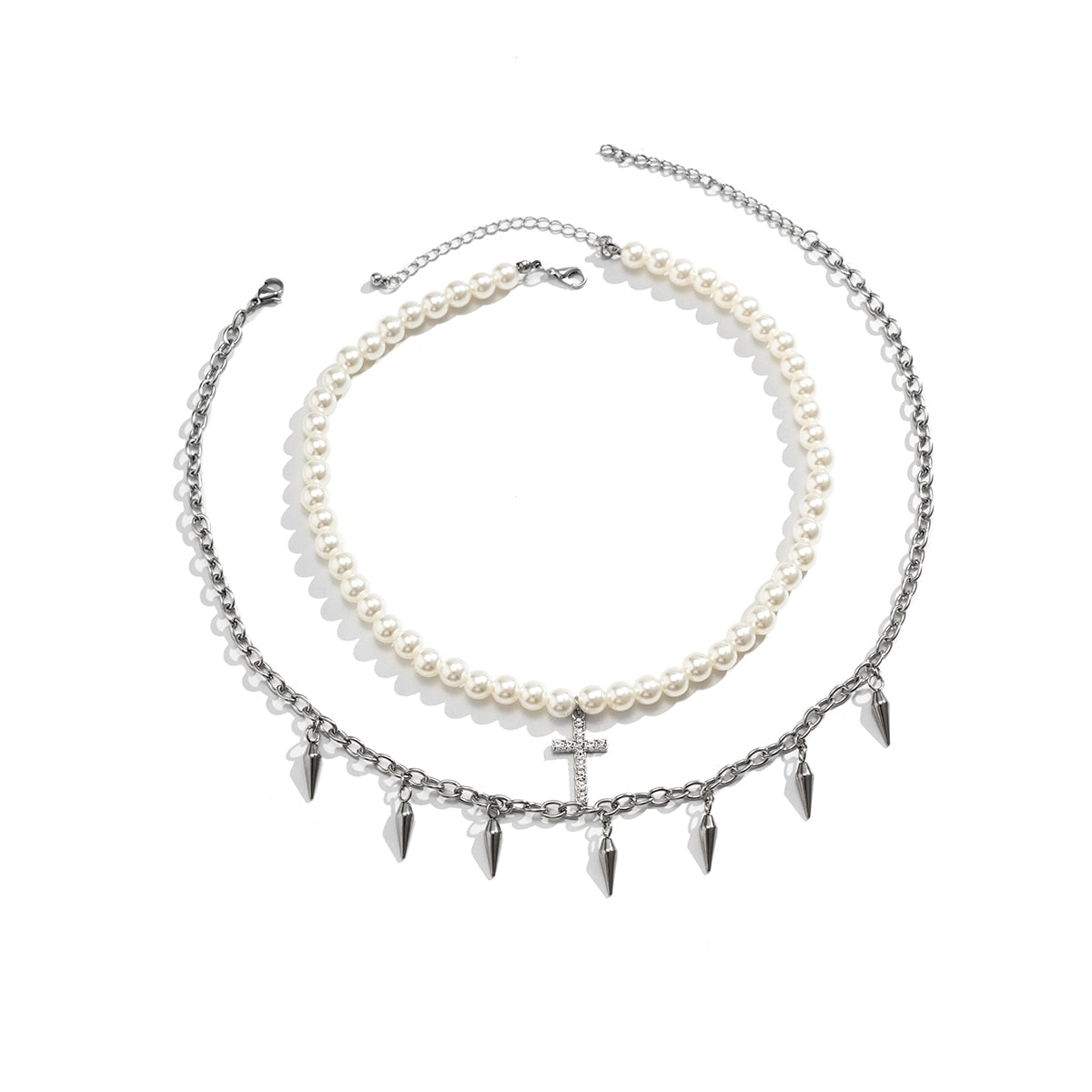 Layered Stainless Steel Choker