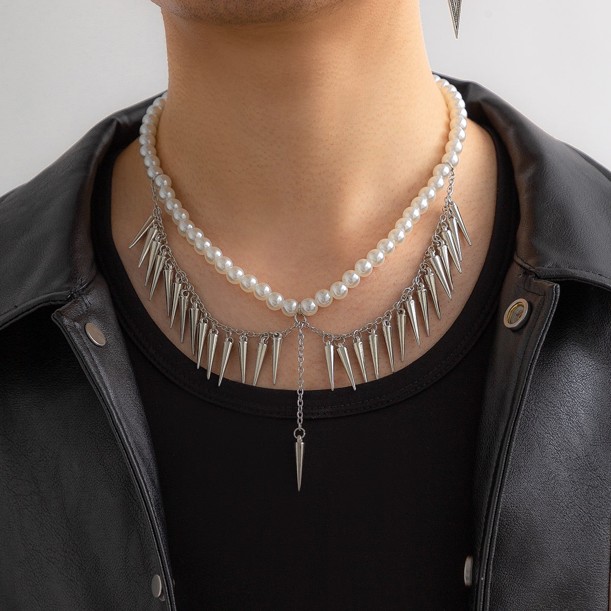 Layered Stainless Steel Choker