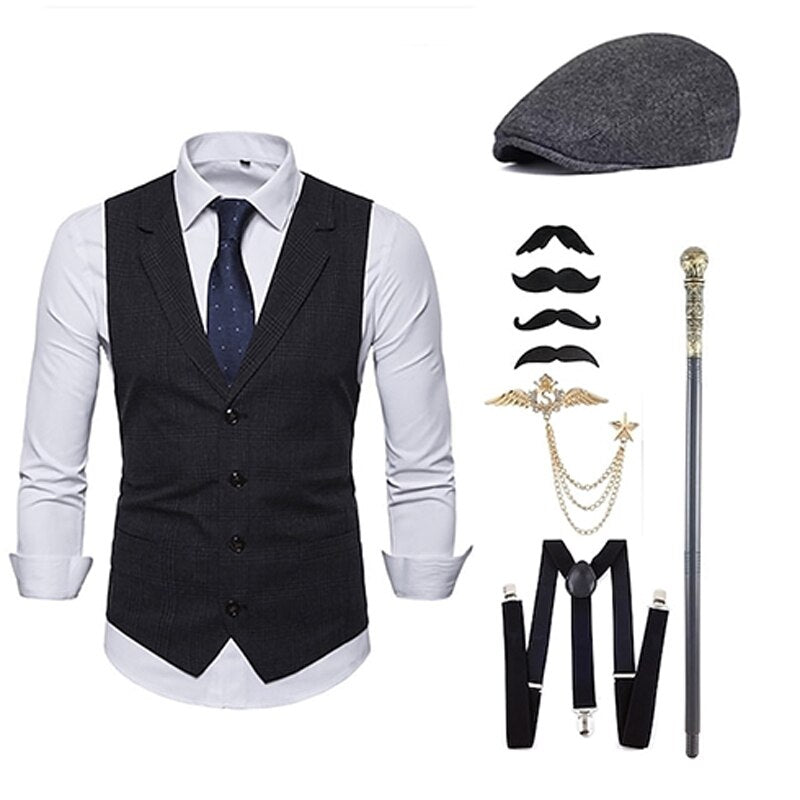 1920s Mafia Masquerade Costume